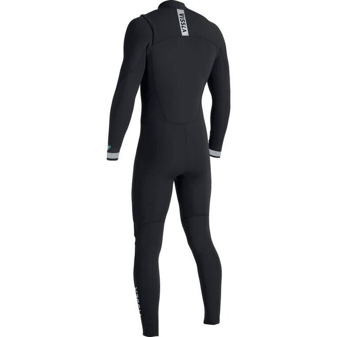 Vissla 7 Seas 5/4 Heren Wetsuit Black Fade