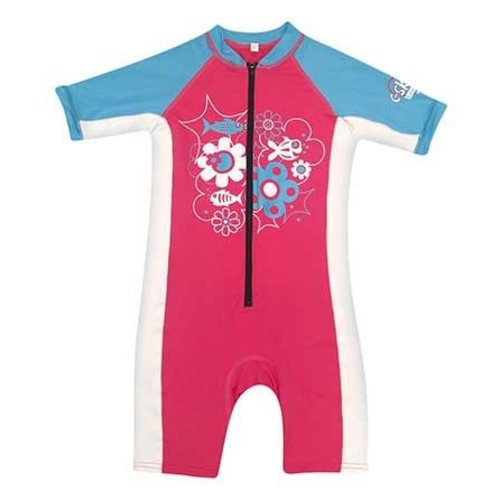 C-Skins C-Skins Baby Lycra Shorty Pink/White/Blue C-Skins C-Skins Baby Lycra Shorty Pink/White/Blue