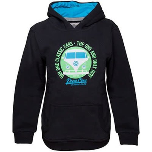 Van One Van One Kinder Bulli Face VW Bulli Hoodie Black/Green Van One Van One Kinder Bulli Face VW Bulli Hoodie Black/Green