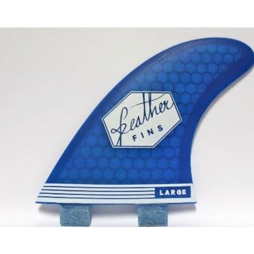 Feather Fins Feather Fins FCS Ultralight Thruster Fins Blue Feather Fins Feather Fins FCS Ultralight Thruster Fins Blue