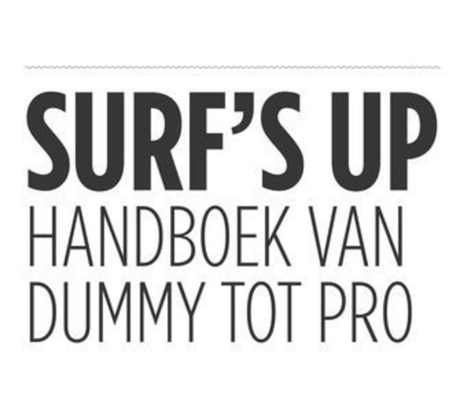 Surf's Up Handboek van Dummy tot Pro!