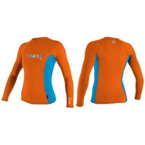 O'Neill O'Neill Skins Kids Lycra Long Sleeve Neon/Roze Oranje O'Neill O'Neill Skins Kids Lycra Long Sleeve Neon/Roze Oranje