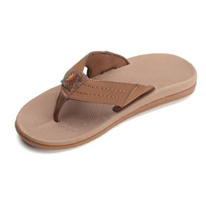 Rainbow Kinder Capes Sierra Brown Molded Rubber Sandals