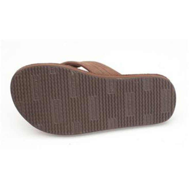 Rainbow Kids Premier Leather Sierra Brown Slippers