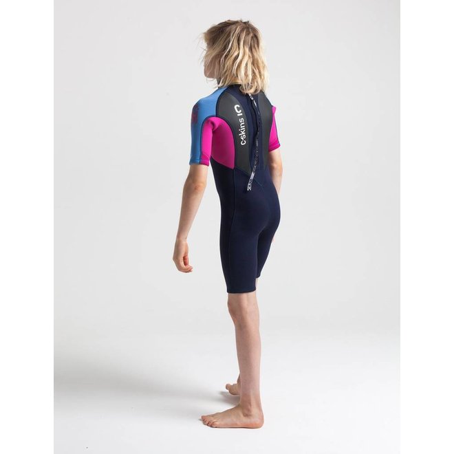 C-Skins Element 3/2 Kids Wetsuit Shorty Magenta