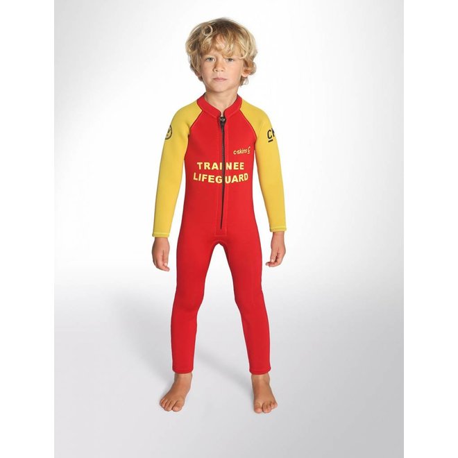 C-Skins 3/2 Kids Wetsuit Red Trainee