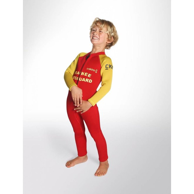 C-Skins 3/2 Kids Wetsuit Red Trainee