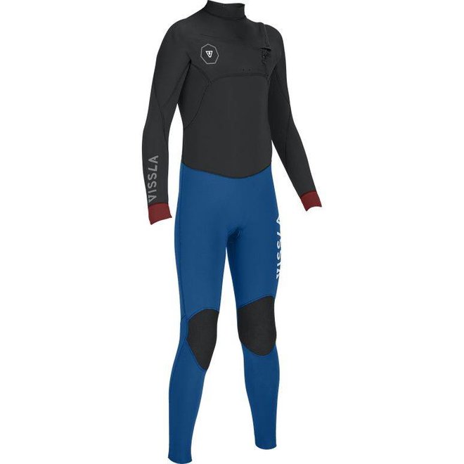 Vissla 7 Seas 4/3 Kinder Wetsuit 50/50 Blauw