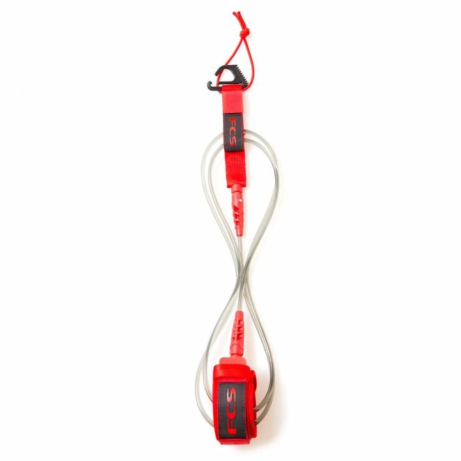 FCS 6ft Comp Leash Red