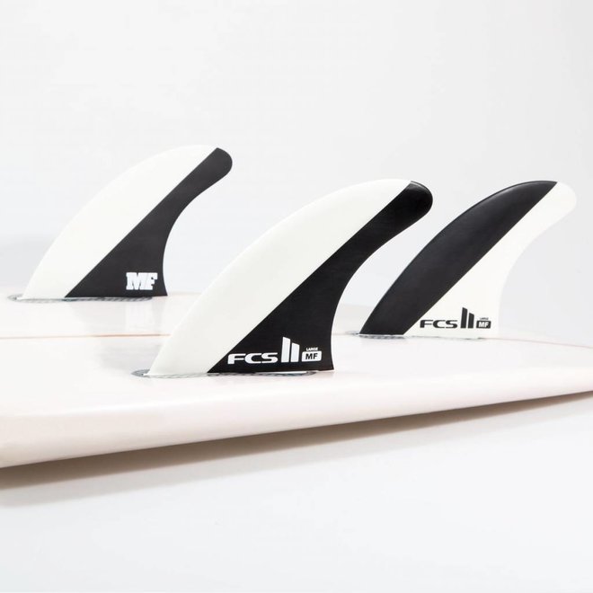 FCS II MF PC Thruster White/Black Fins