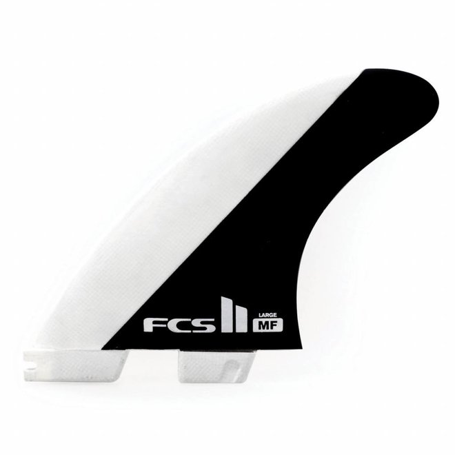 FCS II MF PC Thruster White/Black Fins