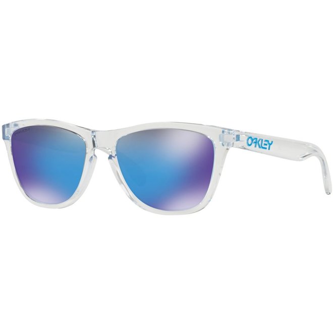 Oakley Frogskins Crystal Clear Prizm Sapphire Zonnebril