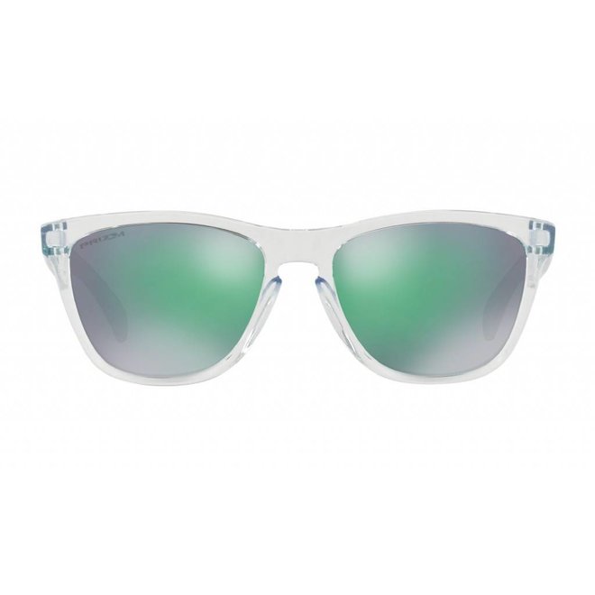 Oakley Frogskins Crystal Clear Prizm Jade Iridium Zonnebril