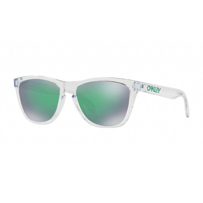 Oakley Frogskins Crystal Clear Prizm Jade Iridium Zonnebril