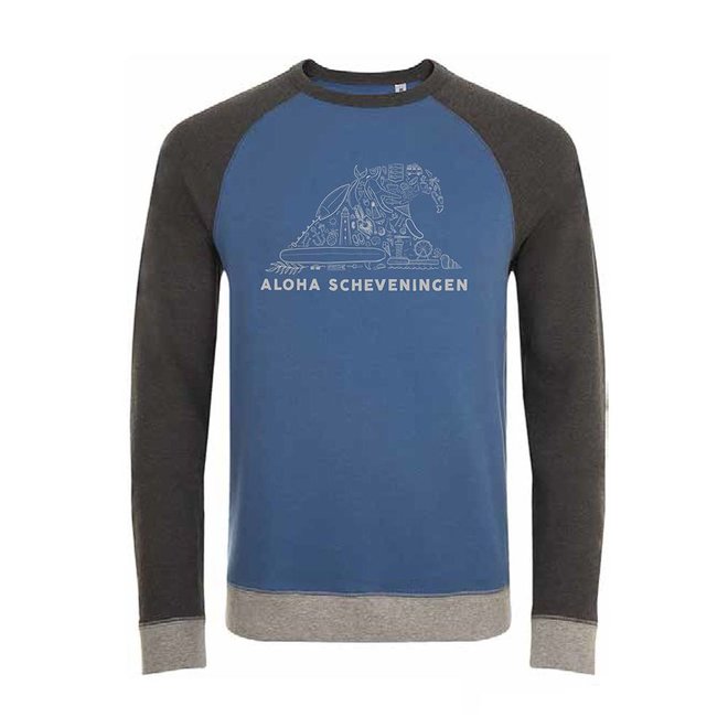 Aloha's Wave Grey/Blue Sweater