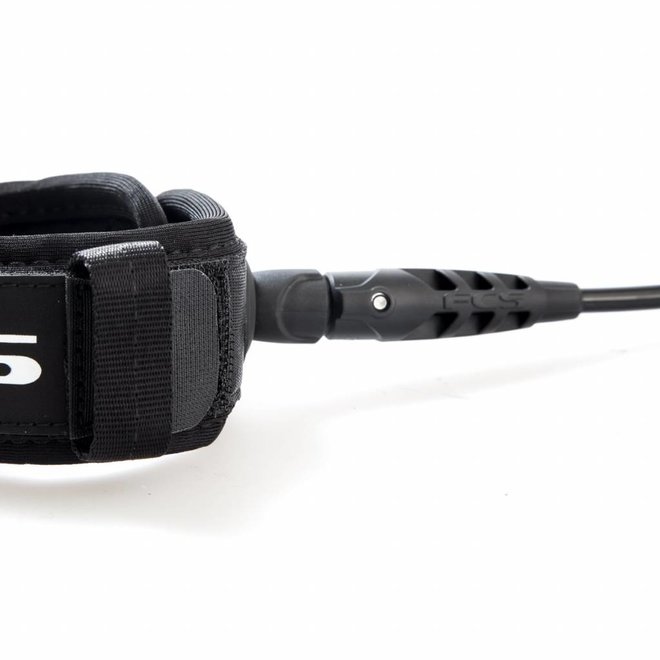 FCS 6ft Comp Essential Leash Black/Grey