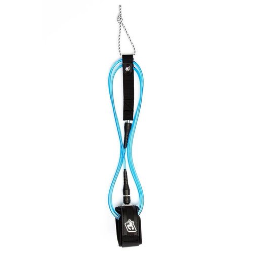 Creatures of Leisure Creatures 8ft Pro Cyan Clear Ankle Leash Creatures of Leisure Creatures 8ft Pro Cyan Clear Ankle Leash
