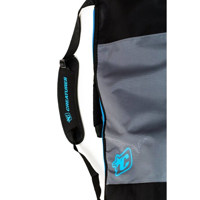 Creatures Shortboard Day Use Boardbag Charcoal/Cyan