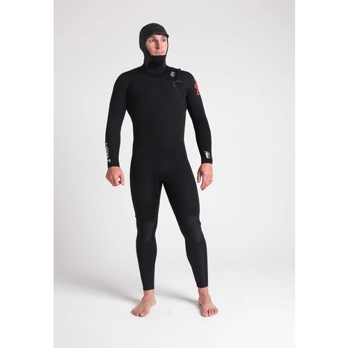 C-Skins C-Skins ReWired 5/4 Heren Hooded Winter Bl/White Wetsuit C-Skins C-Skins ReWired 5/4 Heren Hooded Winter Bl/White Wetsuit