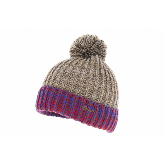 Herman Justin Brown/Purple Beanie