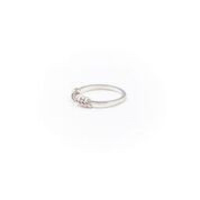 A Little Lem Olivia Hoop Silver Ring