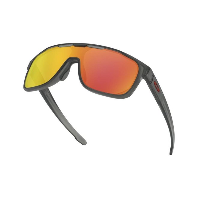 Oakley Crossrange Shield Matte Grey Smoke Prizm Ruby Zonnebril