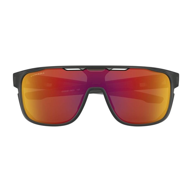 Oakley Crossrange Shield Matte Grey Smoke Prizm Ruby Zonnebril