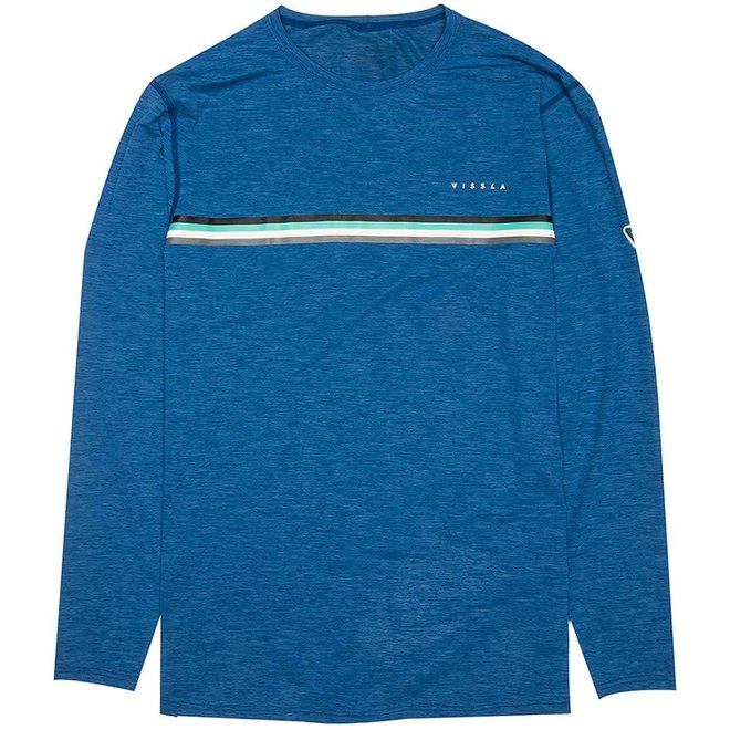 Vissla Heren The Trip Royal Heather Lycra Long Sleeve