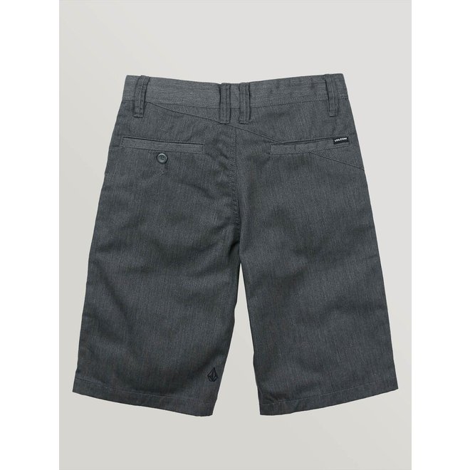 Volcom Children's Frickin Chino Shorts Charcoal Heather