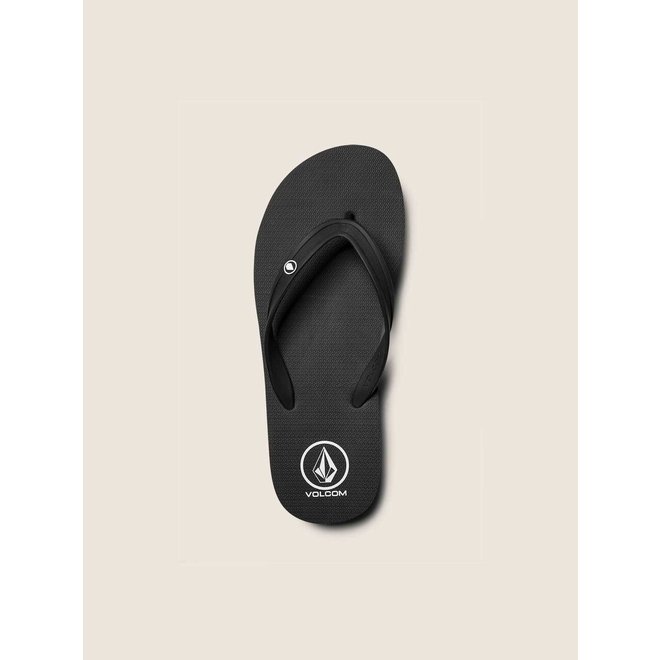 Volcom Men's Rocker 2 Solid Slippers Black