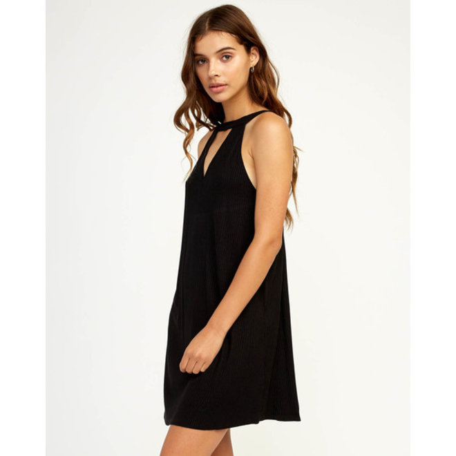 RVCA Dames Brandy Knit Dress Black