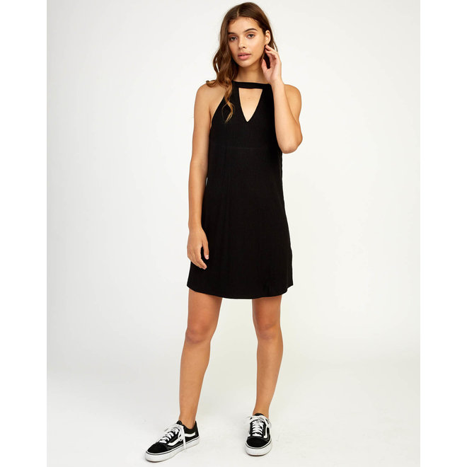 RVCA Dames Brandy Knit Dress Black