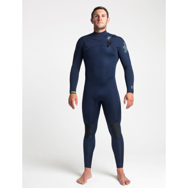 C-skins ReWired 4/3 Heren Wetsuit Slate/Diamond/Lime