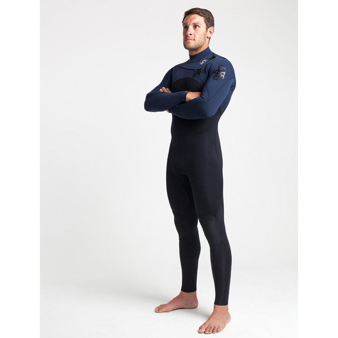 C-skins ReWired 3/2 Heren Wetsuit Bl/Slate/Diamond/WarmRed