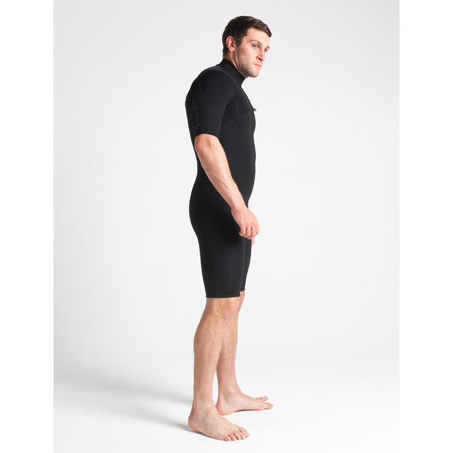 C-skins Session 3/2 Heren Wetsuit Shorty Black/Silver/Grey