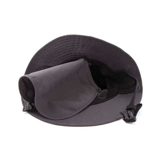 Ocean & Earth Indo Stiff Peak Surf Hat Black