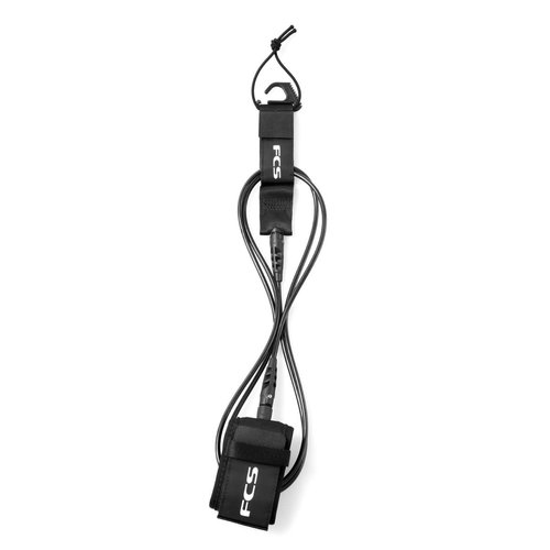 FCS FCS 7ft Regular Essential Leash Black FCS FCS 7ft Regular Essential Leash Black