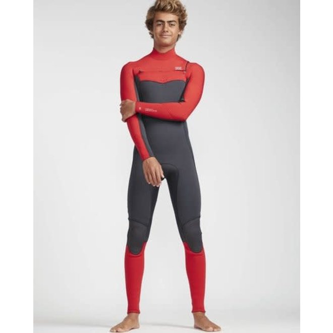 Billabong 3/2 Absolute Kinder Wetsuit Red