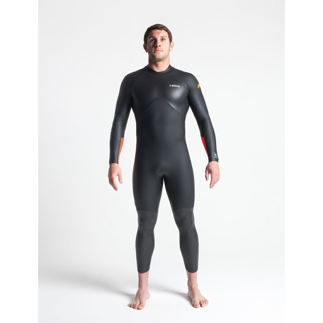 C-skins Swim Research 4/3 Heren Wetsuit Black/Orange