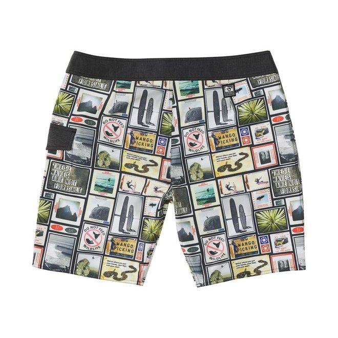 Hippy Tree Heren College Trunk Boardshorts Natural