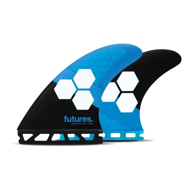 Futures AM1 Thruster Fins Honeycomb Blue