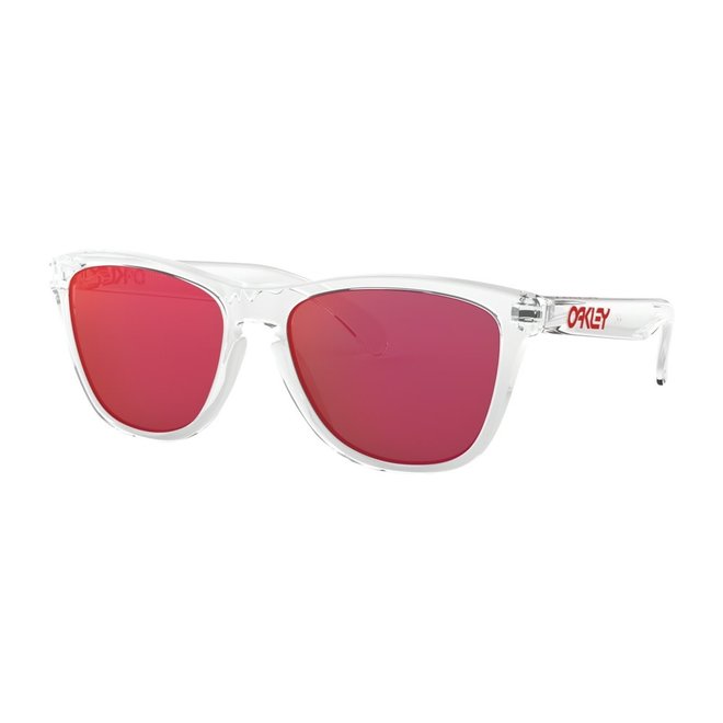 Oakley Frogskins Crystal Clear Torch Iridium Zonnebril