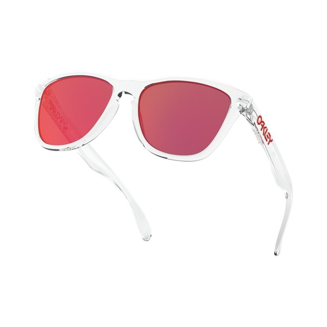 Oakley Frogskins Crystal Clear Torch Iridium Zonnebril