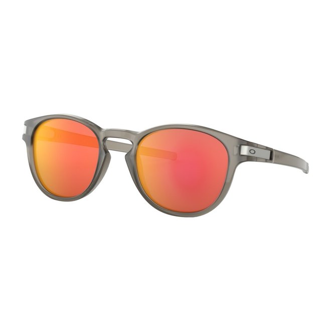 Oakley Latch Matte Grey Ink Ruby Iridium Zonnebril