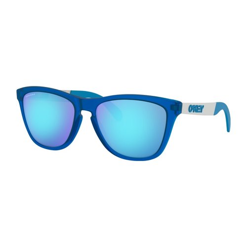 Oakley Oakley Frogskins Mix Matte Translucent Sapphire Prizm Sapphire Zonnebril Oakley Oakley Frogskins Mix Matte Translucent Sapphire Prizm Sapphire Zonnebril