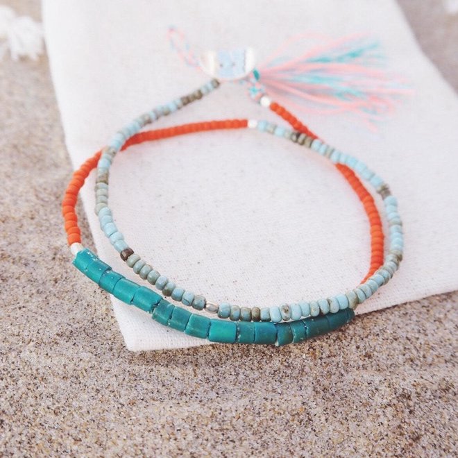 At Aloha Seas The Day Armband Turquoise