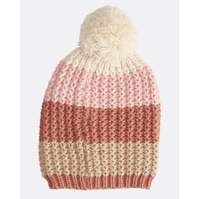 Billabong Dames Hoodoo Snow Beanie Stone Rose