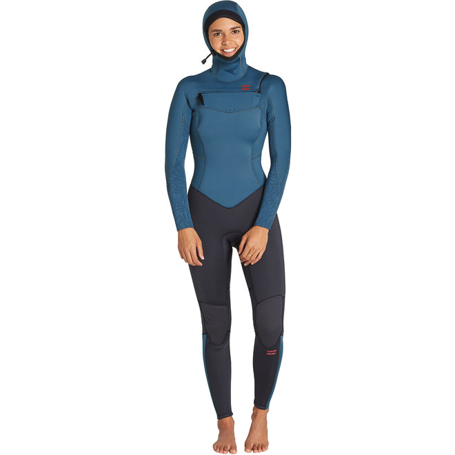 Billabong 5/4 Furnace Synergy Dames Winter Wetsuit Black Marine