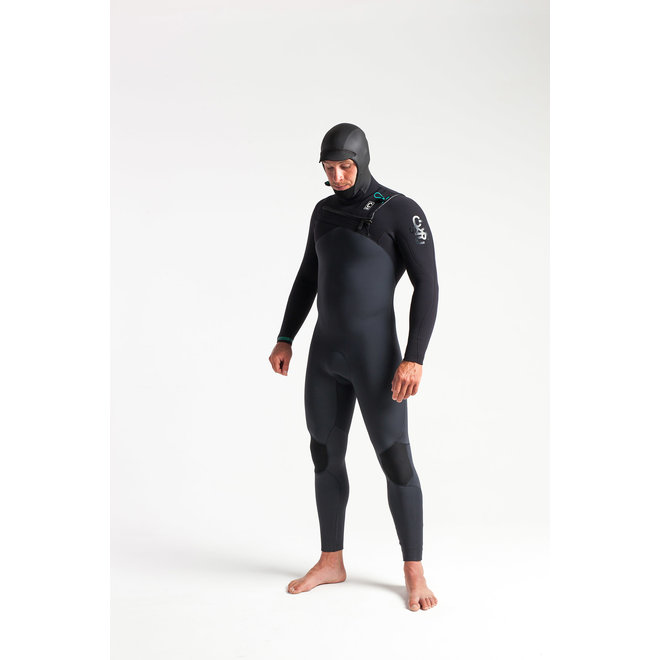 C-Skins ReWired 5/4 Men's Winter Wetsuit Hooded Anthracite/Black/Diamond/Black