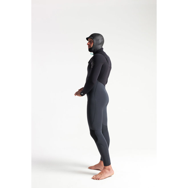 C-Skins ReWired 5/4 Men's Winter Wetsuit Hooded Anthracite/Black/Diamond/Black